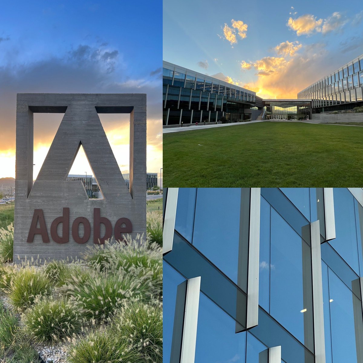 LifeinColor2020's tweet photo. Did a little sightseeing, tech nerd style. Made it to Lehi to visit Adobe’s beautiful campus. I have been using Adobe when there was Adobe and Macromedia. #adobe #lehiutah #adobelehicampus https://t.co/BANfCnr9y9