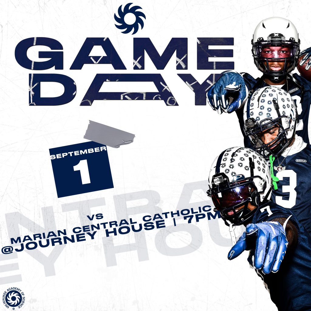 🚨GAMEDAY TOMORROW‼️ It’s the home opener vs Marian Central Catholic (IL)🚨 Come out and support the Novas 🔵⚪️🔵⚪️