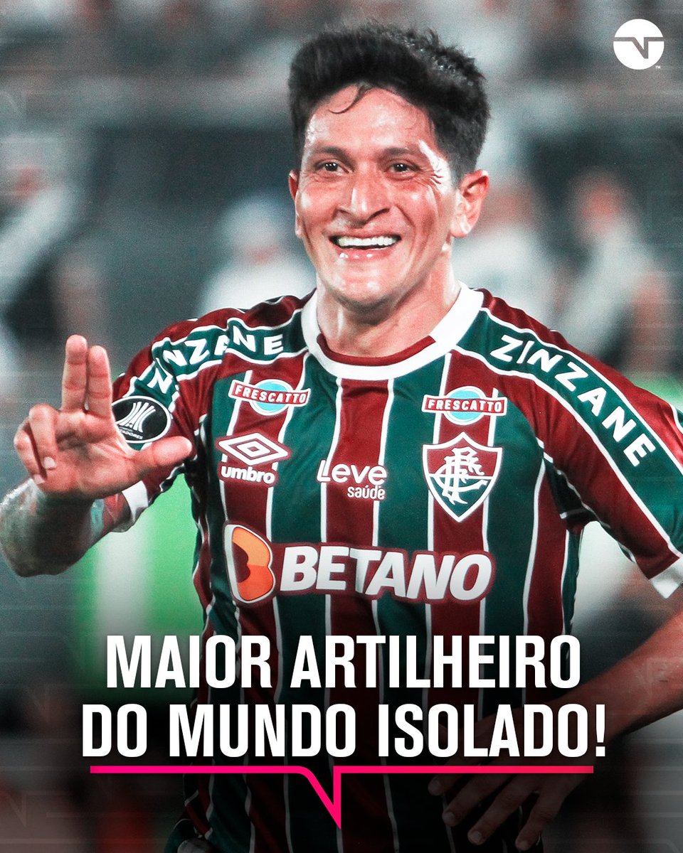 TNTSportsBR's tweet photo. ⚠️⚠️ BUSCAS ENCERRADAS ⚠️⚠️ AS AUTORIDADES TENTARAM, MAS NÃO DEU... Não deu pra achar NINGUÉM COM MAIS GOLS QUE O CANO NO MUNDO EM 2023! 😱😱🇭🇺🇭🇺 #Libertadores2023 https://t.co/xy5bR78O3t