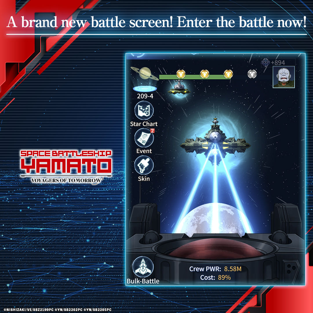 StarBlazersG_en's tweet photo. @Wolaita_M
⚓Battle screen renewal⚓

A brand new battle screen！

Experience the true feeling 
of navigating on
the First Bridge🌟

Come try it out🌊

Play Now🎮
https://t.co/5v2XJxc9oQ