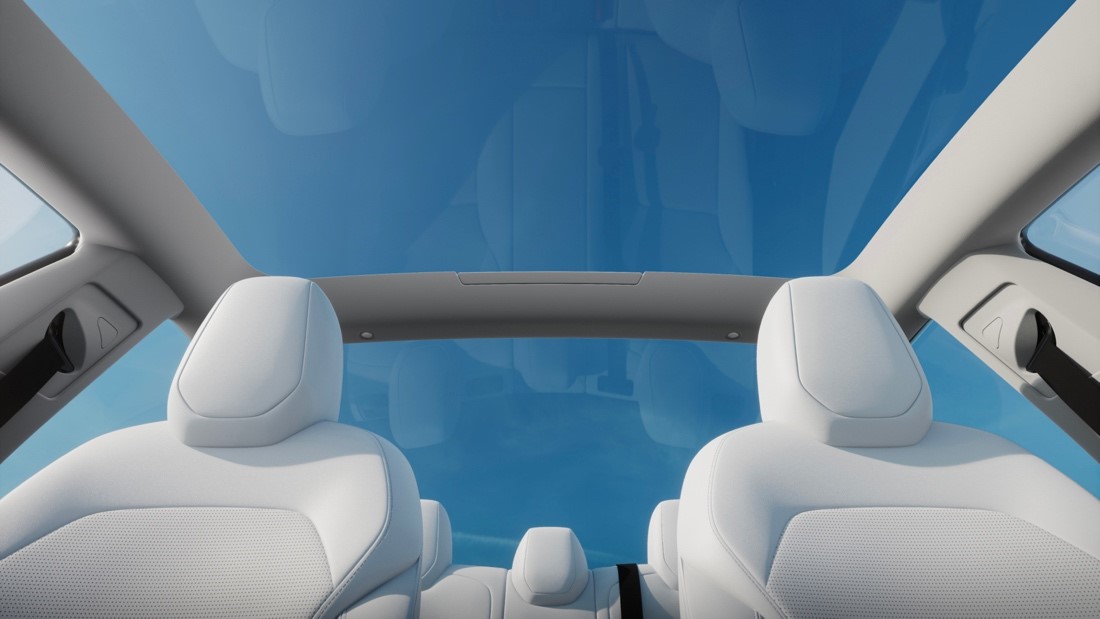 Tesla_Asia's tweet photo. Upgraded Model 3 launching today

Built for distance
Go up to 629km (WLTP) on a single charge with updated exterior styling optimized for max aerodynamics

Improved ride comfort
More refined & relaxed ride quality, thanks to a combination of stiffer body & updated suspension tuning.

Two new colors
Ultra Red & Stealth Grey. Designed to change with viewing angle & lighting.

Redesigned interior
More sophisticated materials, ventilated seats & customizable ambient lighting.

Rear touchscreen for passengers in the back to control climate & enjoy entertainment.

Center touchscreen now has smaller bezels, giving you more useable screen space. Screen is brighter, higher contrast and more responsive.

More comfortable rear seats.

Better sound system
Up to 17 speakers, dual subwoofers & dual amplifiers. Obviously goes to 11.

Super quiet cabin
360º acoustic glass ensures silence inside the cabin no matter what’s happening around you.

Also, significantly less road & wind noise.

Available now in China’s Mainland, Japan, Malaysia, Australia and New Zealand.

→ https://t.co/CsZhltRlY0