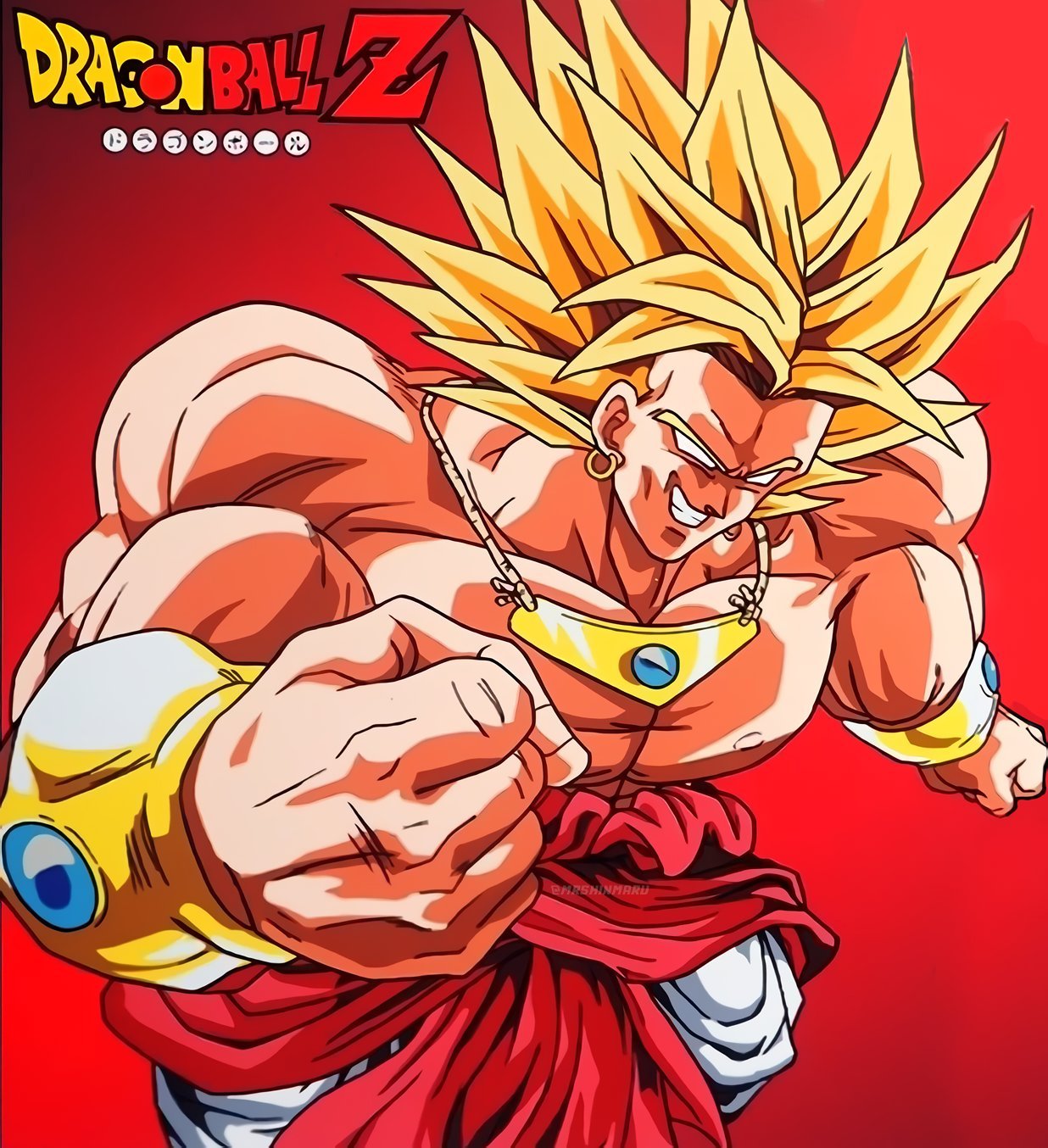 DBZ Broly se transforma no Lendário Super Saiyajin