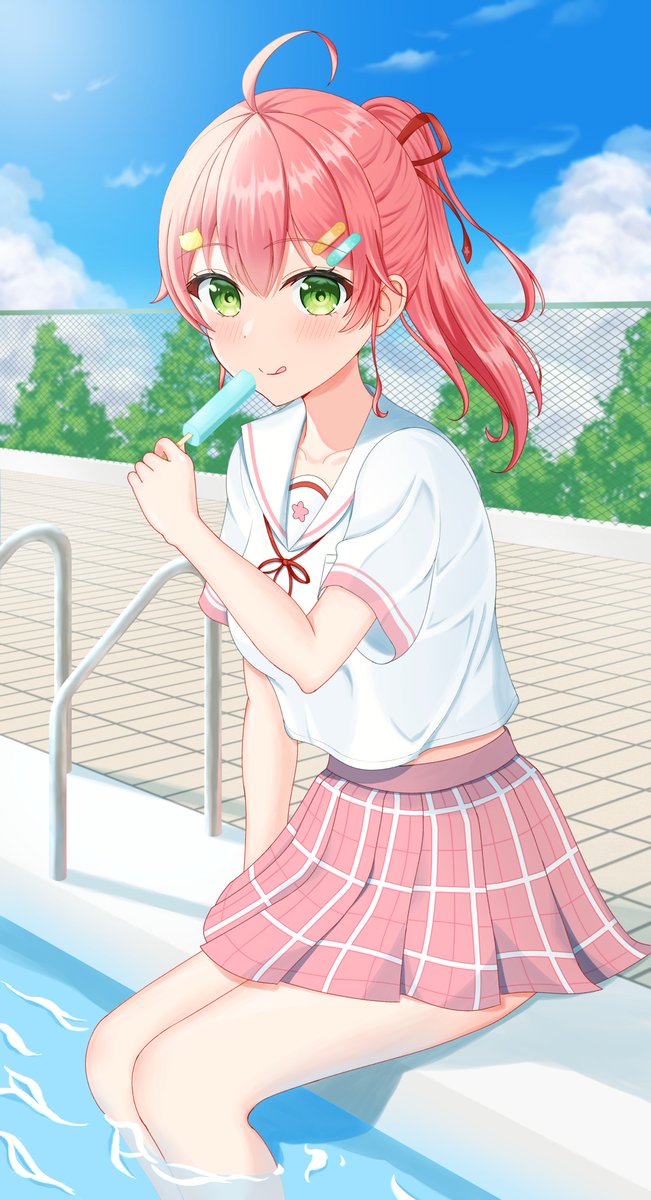 kiiro_roy's tweet photo. ポニテみこち🌸 

#miko_Art https://t.co/p0mncdzadw
