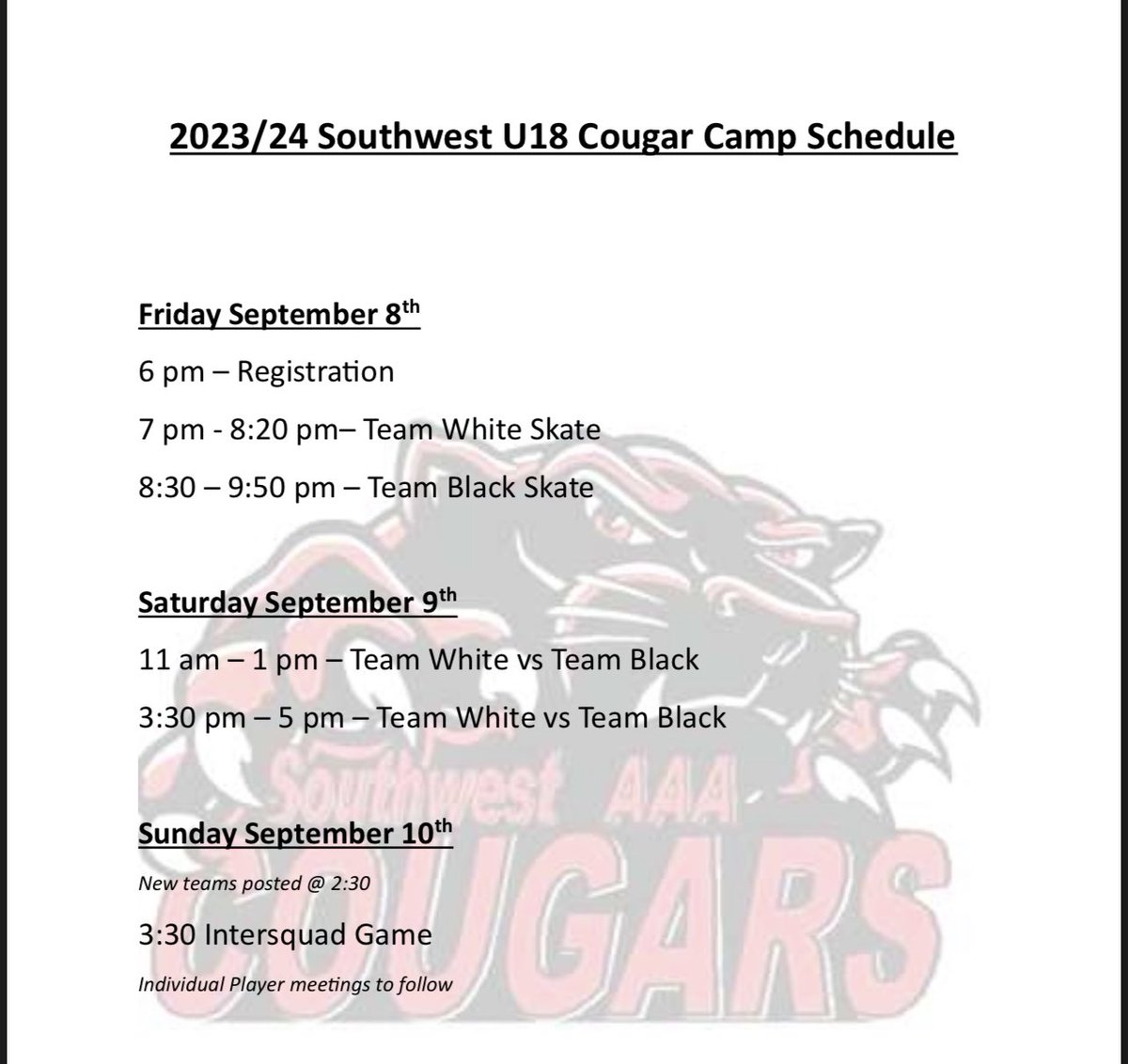 Southwest Cougars tweet media