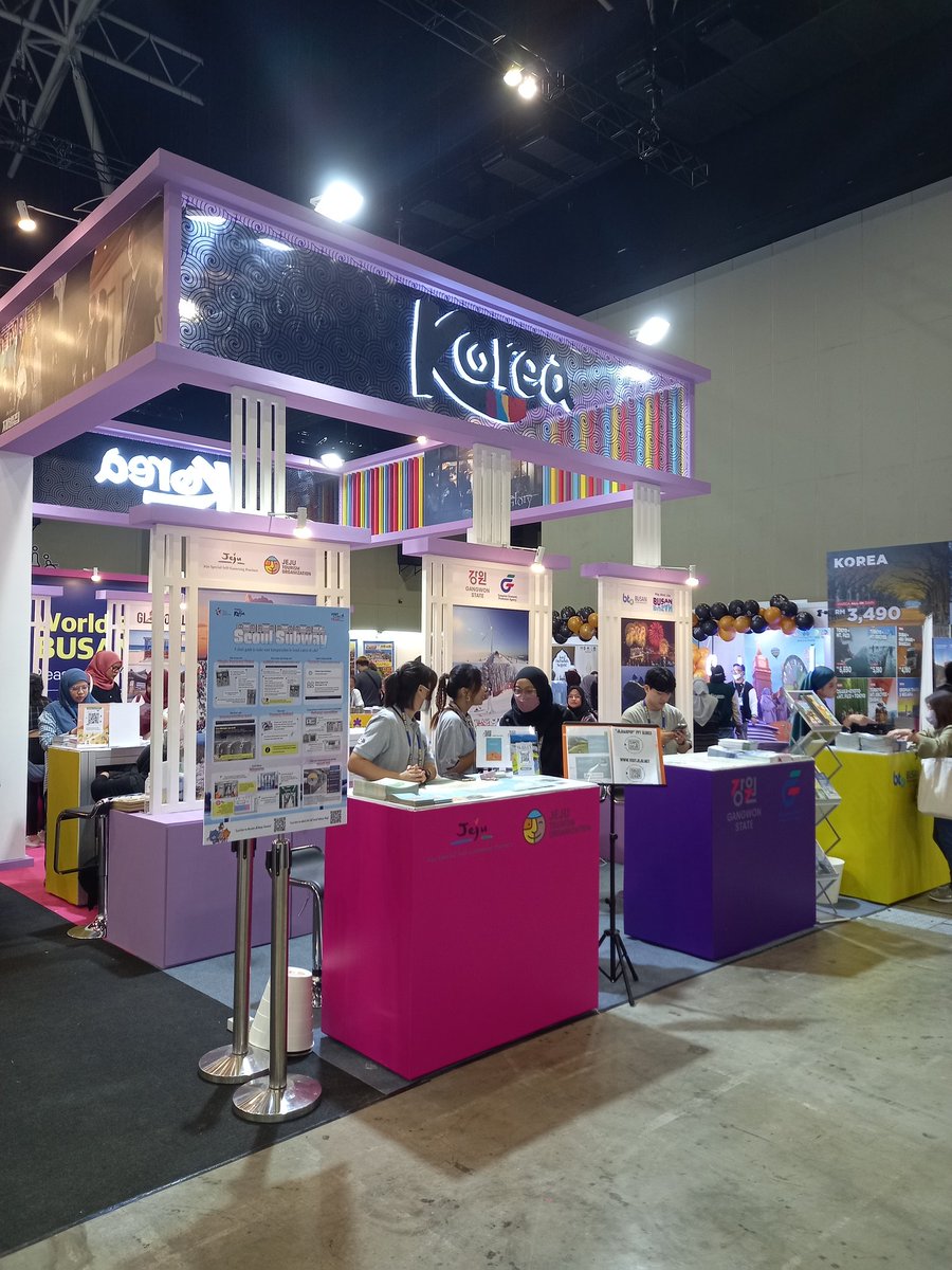bevng1971's tweet image. Just popped into the #koreantourism booth at #mattafair2023 in kl