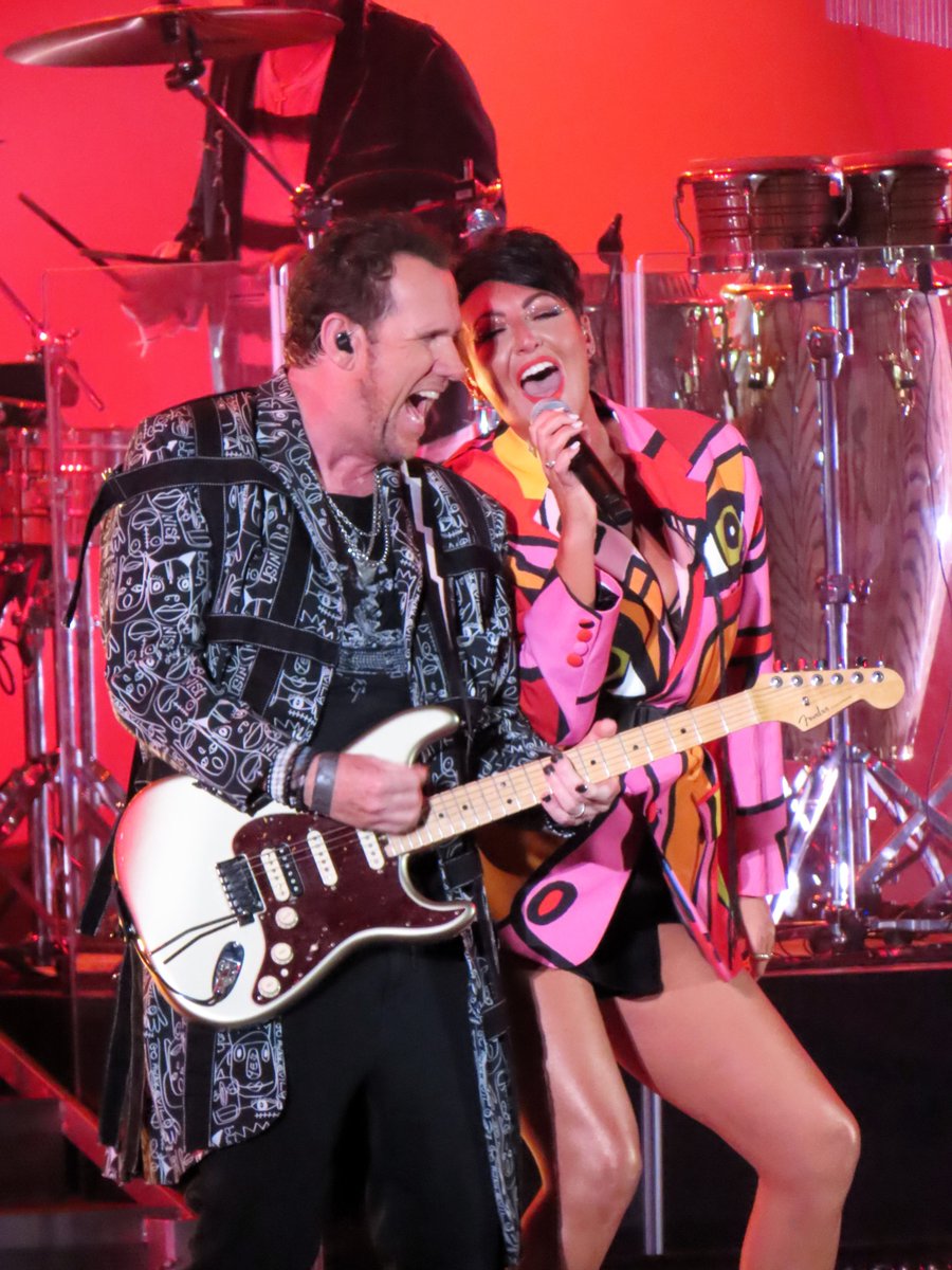 AlanToddWHS's tweet photo. Roy Hay and Roxy Yarnold of @RealCultureClub last Friday night at @HollywoodBowl 

#RoyHay #RoxyYarnold #CultureClub #HollywoodBowl #livemusic #concert #concerts https://t.co/nini8hDM2e