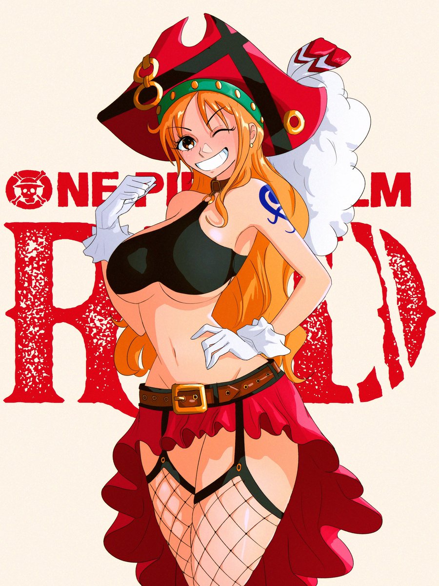 NicoRobinStuff's tweet photo. Nami Film Red sexy underboob pics! https://t.co/zItEGxj4Sy