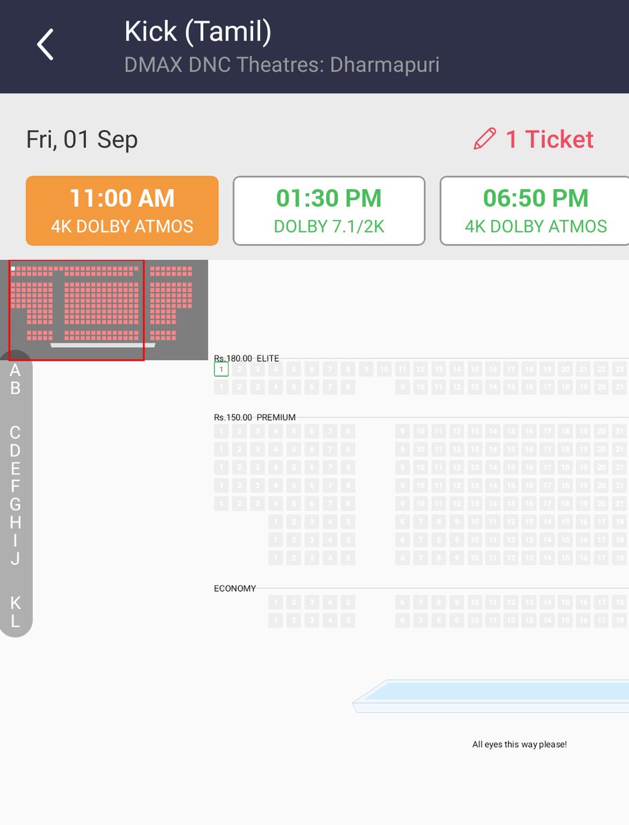 sakthisanta123's tweet photo. Dharmapuri DMAX  #KickFDFS tickets sold out now 🤩💥
#KickFromToday  

 #Santhanam  #Kick https://t.co/D0P5oZWeZB