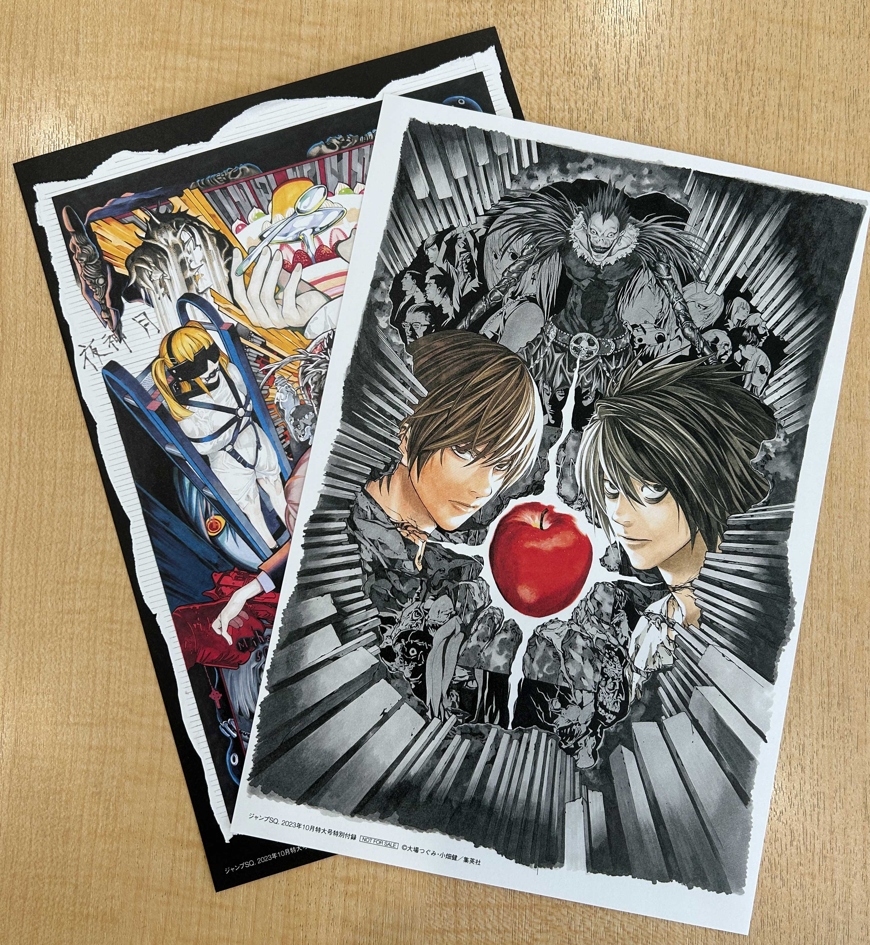 ジャンプ展 DEATH NOTE デスノート 易 複製原画 売買された ジャンプ展 DEATH NOTE デスノート 易 複製原画 売買された