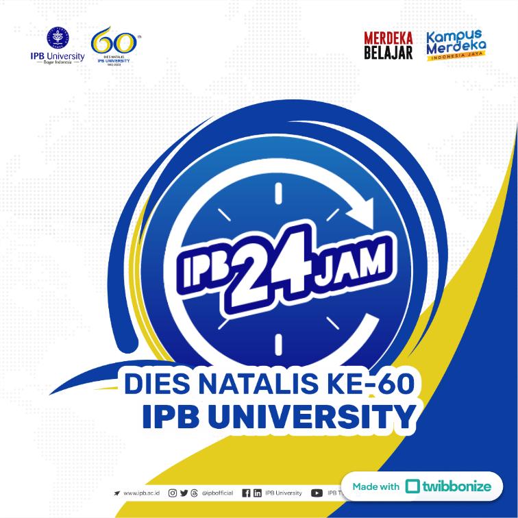 IPB24JAM's tweet photo. Selamat Dies Natalis ke 60 IPB University
Terus berinovasi, digdaya, integritas 🔥🔥
#IPB60TH #IPBDigdaya #IPB24Jam https://t.co/uXMgFeVqrs