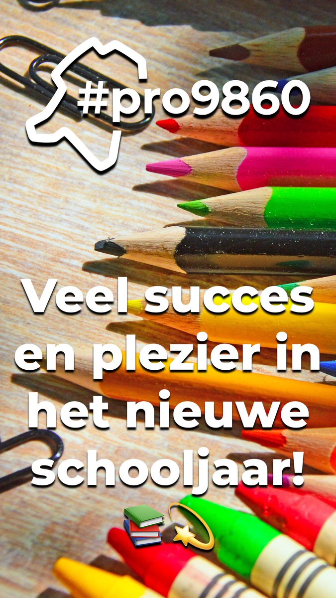pro9860's tweet photo. Veel succes en plezier in het nieuwe schooljaar! 📚 💫

#pro9860 #oosterzele #ikengageermevooroosterzele https://t.co/Wl0YXLaT3n