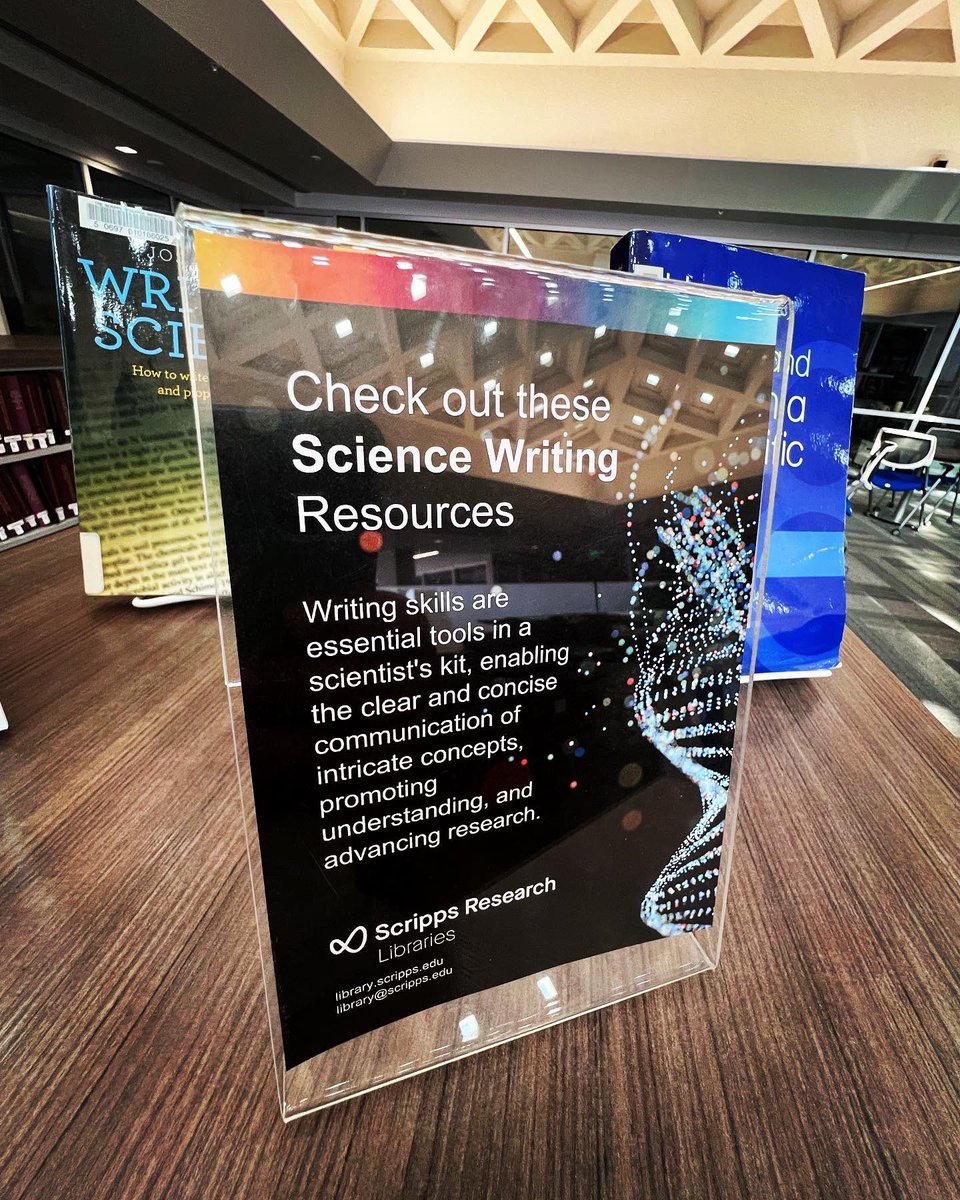 Looking to boost your scientific writing skills? Check out the library’s collection of books to help make your writing as exciting as your research!