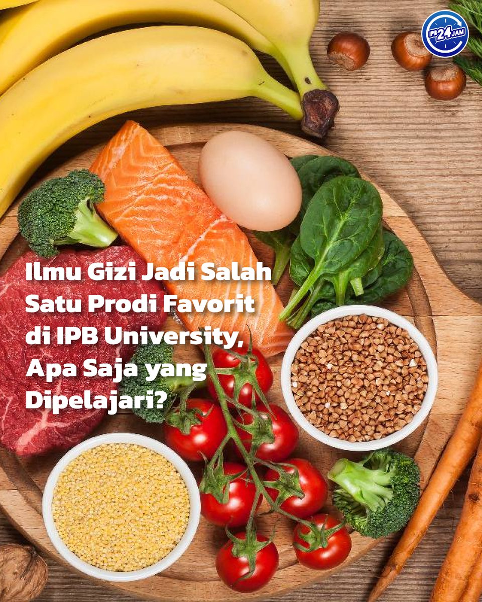 IPB24JAM's tweet photo. Ilmu gizi jadi salah satu prodi favorit di IPB University
#IPB60TH #IPB24jam https://t.co/eg0DjLpI4X