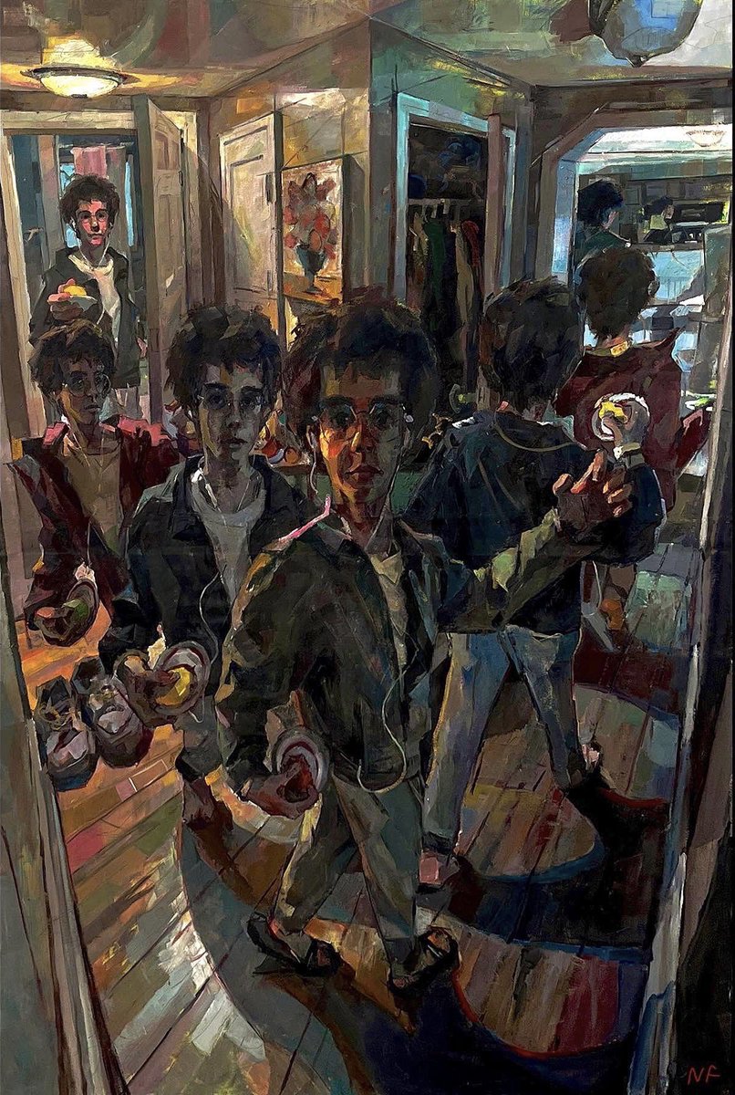 NaeteArt's tweet photo. Painting of me in a hallway
5x3.5 feet
#oilpainting #art https://t.co/dddXGJmZDW