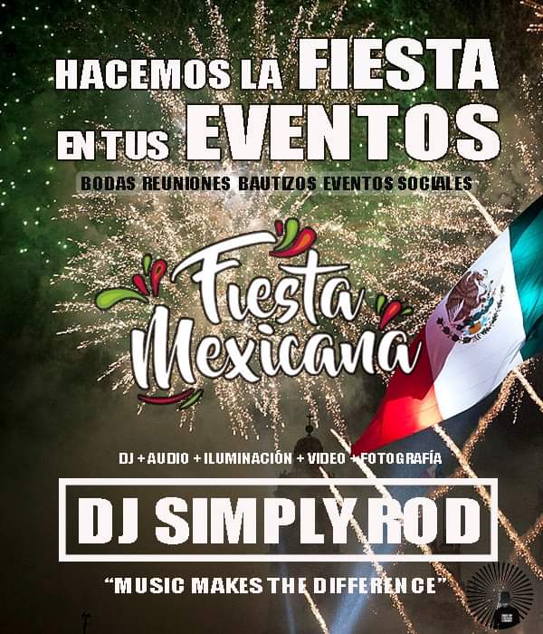 simplyrod's tweet photo. Nos ponemos a sus ordenes para celebrar estas fiestas patrias 🇲🇽 y hacer una gran fiesta mexicana! 🎉🎊
SAVE THE DATE!! 📞
"MUSIC MAKES THE DIFFERENCE"
SR Soundsystem 
#dj #audio #iluminacion #fiestas #eventossociales #eventoscorporativos #bodas #djatwork #FiestasPatrias #eventos https://t.co/Fl3sysatAm