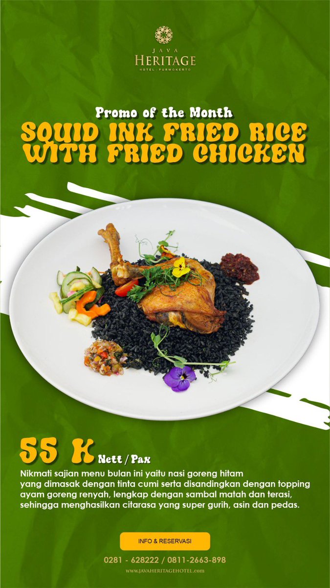 JavaHeritagePWT's tweet photo. Hello everyone,
Siapa di sini yang suka banget ngejar promo makanan? Menyambut september ceria ini, MinJa kasih food promo terbaru dari Java Heritage Hotel. Langsung aja yuk cobain bersama dengan orang terdekat🥰 https://t.co/PP8BBhx6hv