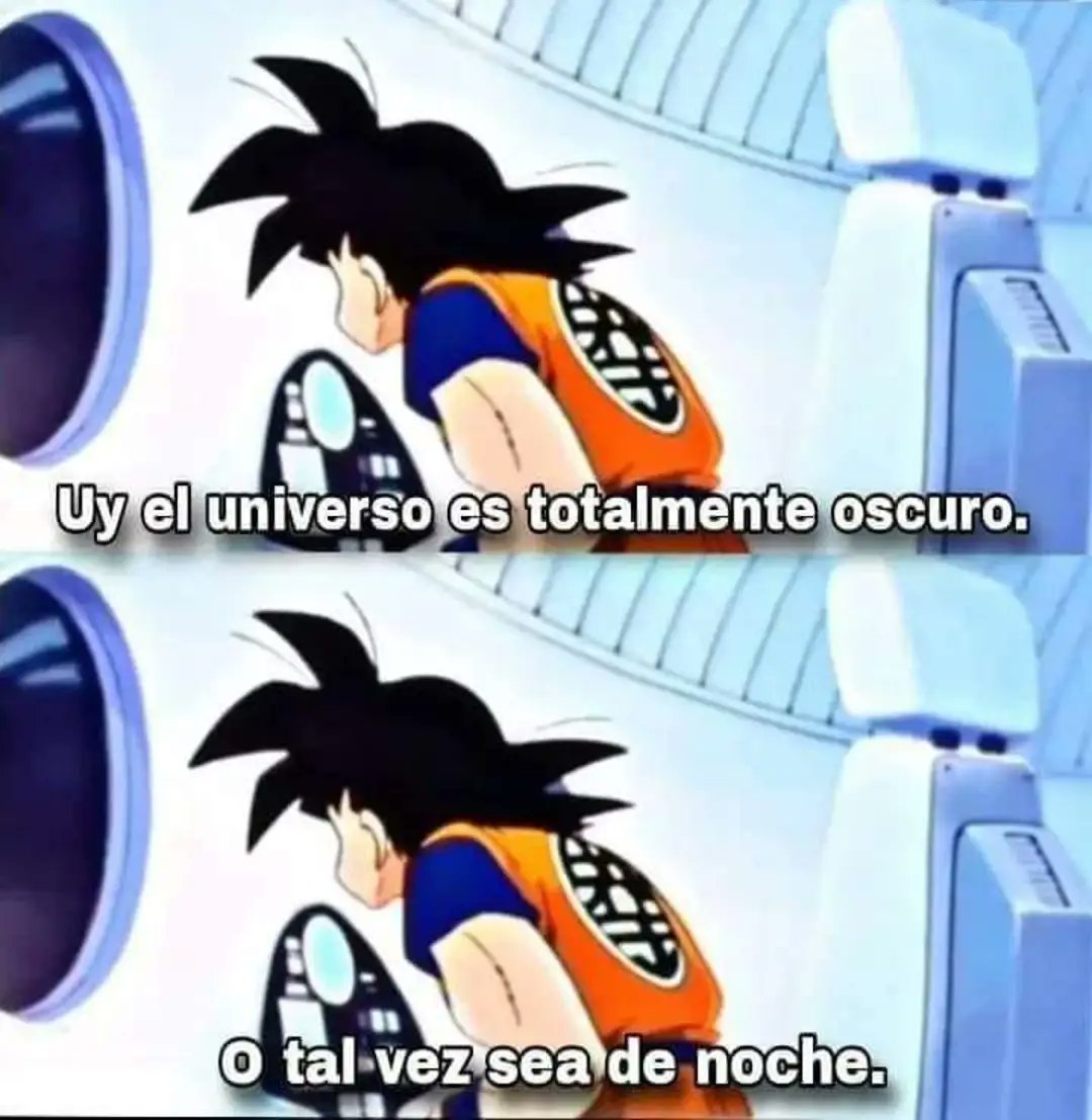 Qué listo que sos, Goku