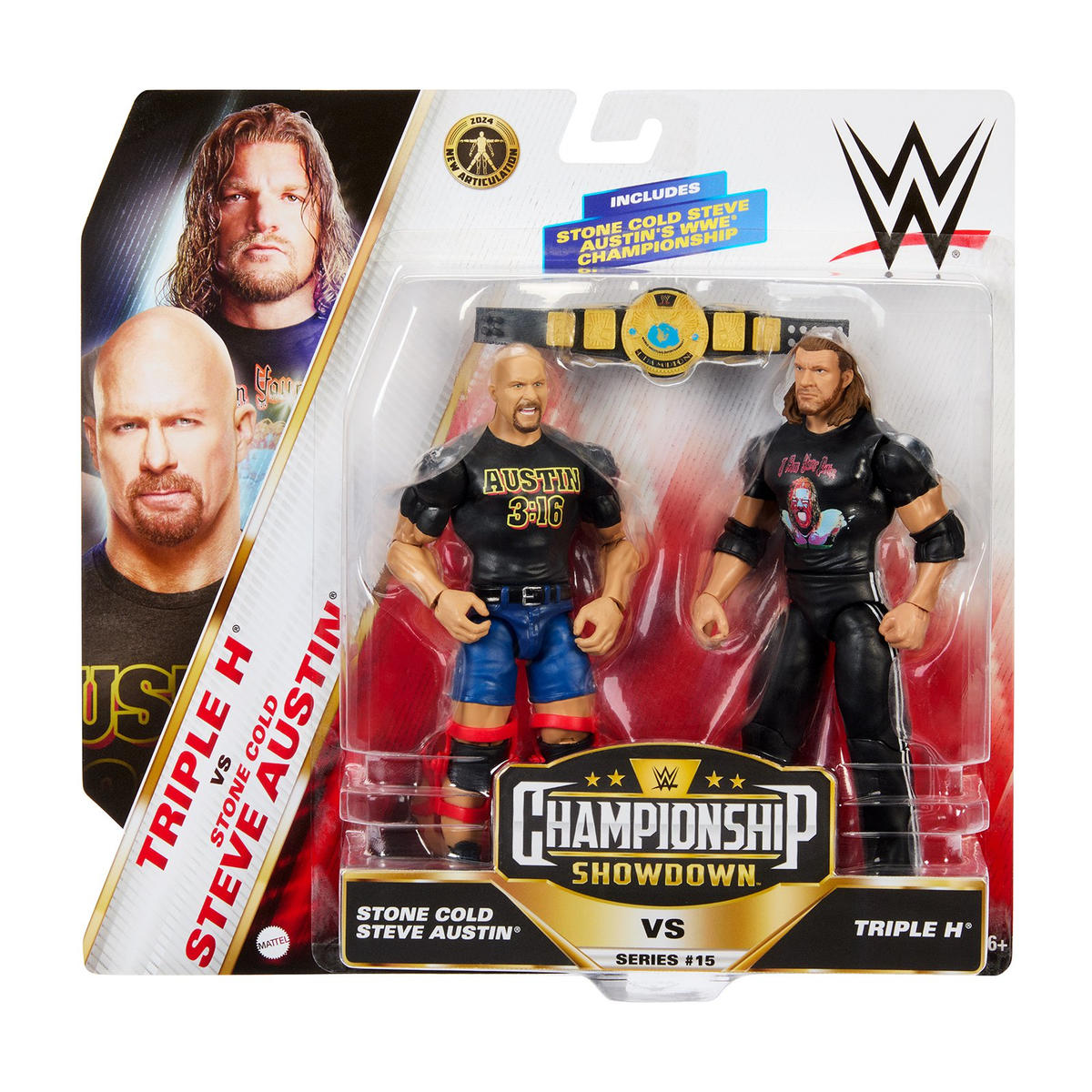 PRWCollector's tweet photo. WWE Championship Showdown Series 15 

#wwe #wwemattel #mattel #championshipshowdown #wrestling #elitesquad #stonecold #tripleh #ajstyles #kevinowens #romanreigns #loganpaul https://t.co/eNjLxCUMs9