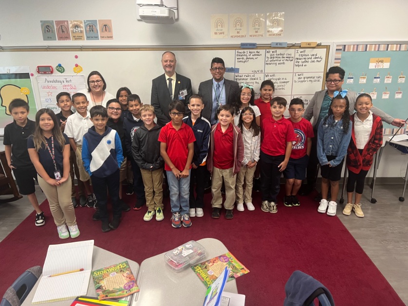 Thank you for visiting Sgt. Jose F. Carrasco ES today <a href="/CarmanNate/">Dr. Nate Carman</a> !  #TeamSISD