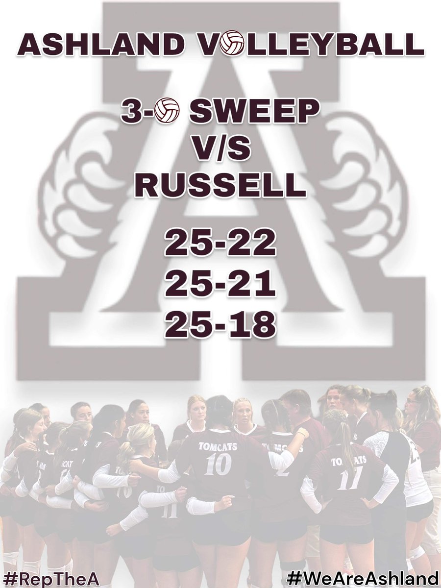 We Are Ashland!! Love this team!! 🏐🐾