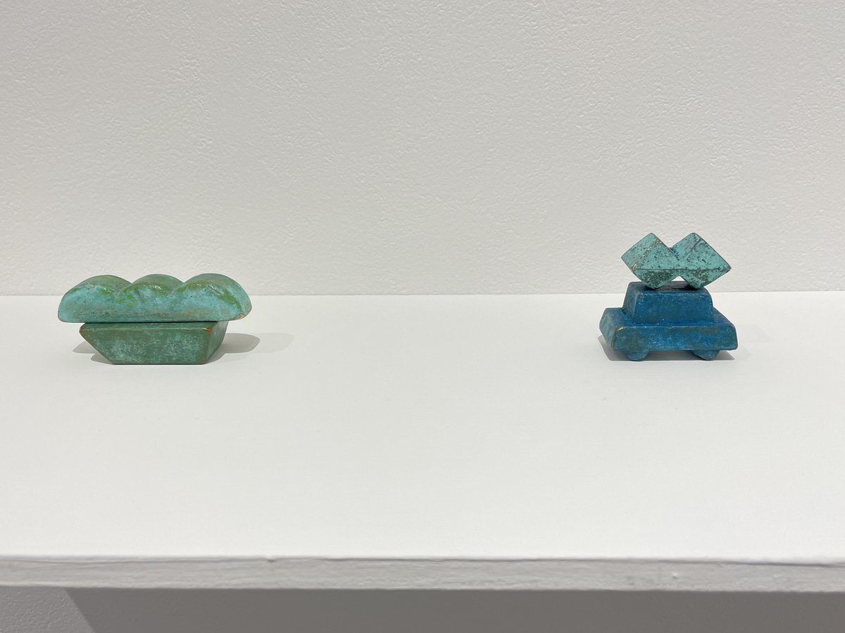 jinengallery's tweet photo. 本日は20時迄営業中☀️😊
2023年8/29(火)〜9/3(日)
【A室】#河野太郎 展
【B室】#濱口佳純 展
★移転しました
〒103-0012
東京都中央区日本橋堀留町1-8-9 渡菊ビル6F
#contemporaryart #art #tarokawano #kasumihamaguchi #metalcast #kogei #工芸 #鋳金 #錆 #植物 #緑青 #形 #積木 #カワイイ https://t.co/nUuBP5fQ0q