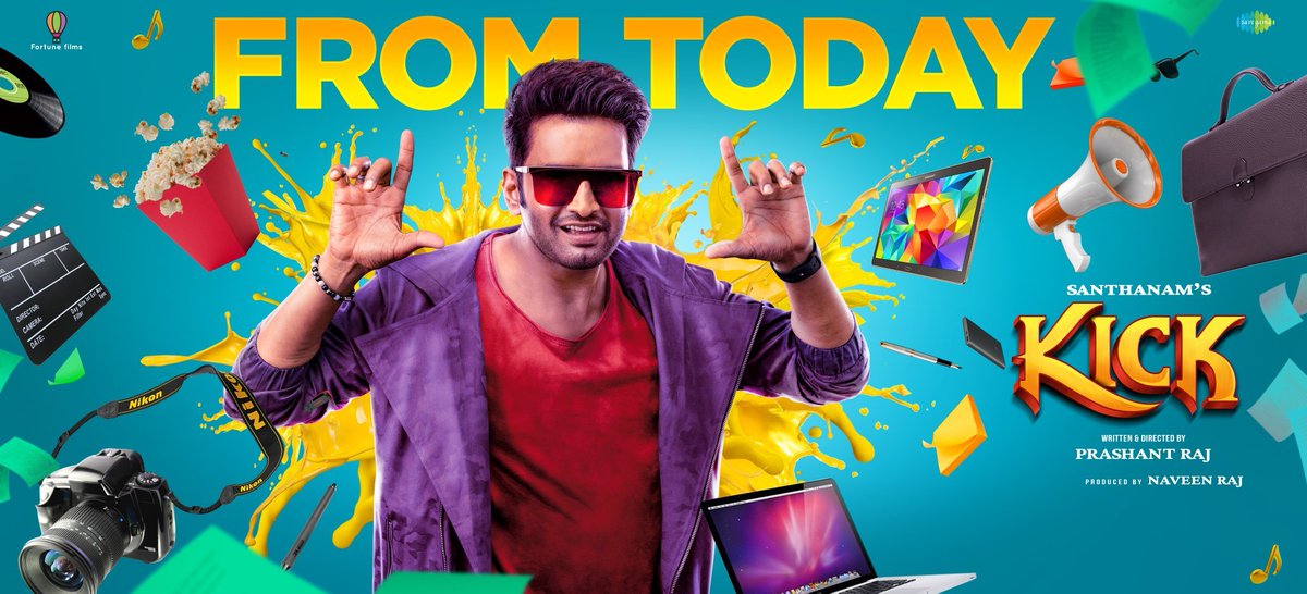 SBala30670227's tweet photo. #Kick worldwide releasing  today 🥳💥🔥 #Kicksep1 #Santhanam #FDFS #Santareturns #KickFDFS🥳 #Kicktoday #BlockbusterKick #Blockbuster https://t.co/dp73pdPS9P