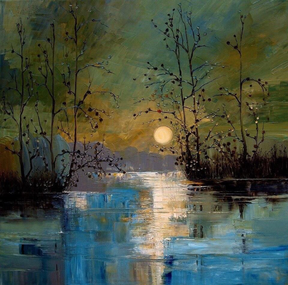 Beautiful sense of twilight to this work by Justyna Kopania.