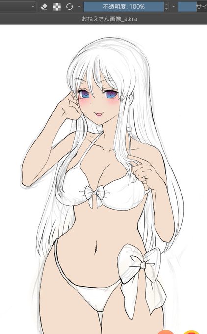 8月も終わったのにまだこの程度の進み具合です。Kritaは元から高性能ではありましたが昔はやたら動作が重くなったり頻繁に勝手に終了してしまうような不安定なソフトでしたが今はとても使いやすくて楽しく描けるものになっています。 