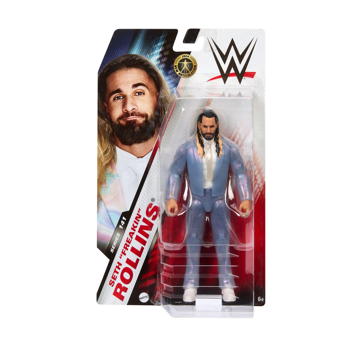 PRWCollector's tweet photo. WWE Mattel Basic Series 141

#wwe #wwemattel #mattel #wwemattelbasic #mattelbasic #wrestling #elitesquad #sethrollins #laknight https://t.co/5yvYxWaVip
