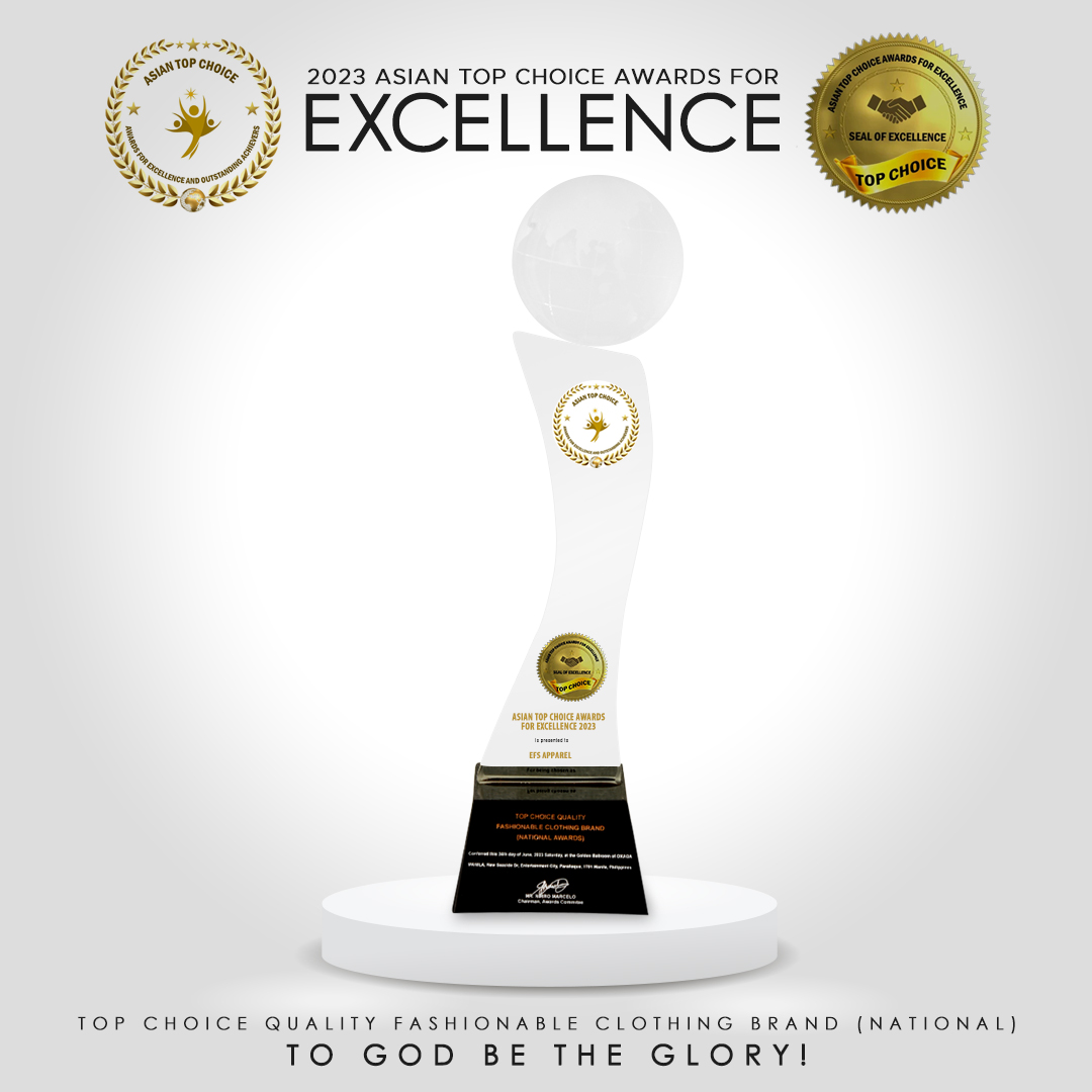 EFS_Apparel's tweet image. Unlocking Fashion Excellence, another milestone achieved: Bestowed with the Top Choice Quality Fashionable Clothing Brand Award! Thanks be to God &amp;amp; to our EFS Apparel Family for Your Tremendous Support! TO GOD BE THE GLORY! ✨🫶 #EFSApparel #AsianTopChoiceAward #Fashion #Modest