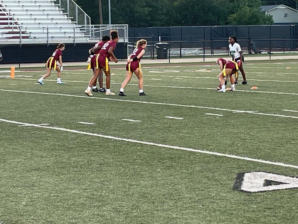 TonyReddickX's tweet photo. The Lady Titans secured a huge victory in their Inaugural Flag Football game!! https://t.co/vaN6HCZL6f