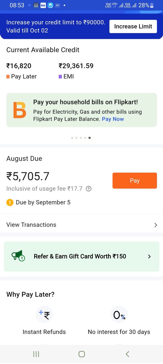 sumitja46684072's tweet photo. @flipkartsupport @Flipkart @RBI @jaagograhakjago @consumerforum_  i have purchased in August rupees 3180 only &amp; you are generated bill 5707 rs. Why? Kindly solve issue on priority basis otherwise i will go legal action. https://t.co/ibh7IcwO0f