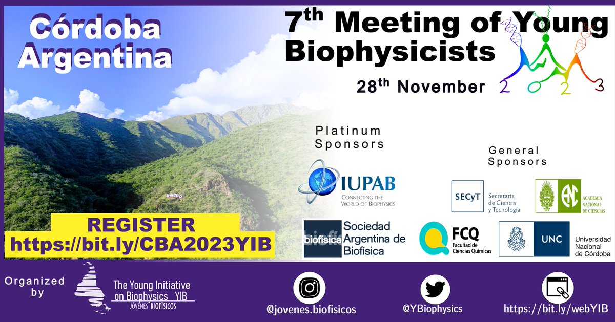 Aplica a las becas <a href="/IUPAB1/">IUPAB</a> para asistir al VII Encuentro YIB. Modalidades de participación:
Tu proyecto en 2 minutos ⏰
Comunicación Oral🗣️
Simposio YIB (espacio dentro de la SAB) 📢
Mas info 👉bit.ly/CBA2023YIB