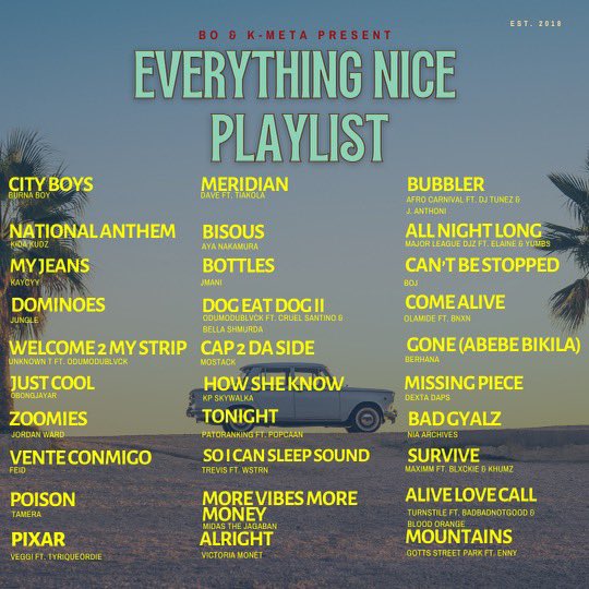 evnicedc's tweet photo. EVERYTHING NICE PLAYLIST: AUGUST EDITION 
curated by: @boKnowsDJING &amp; @DJkmeta 
🎶 Available on Apple Music &amp; Spotify 
Link in bio! 
#everythingnicedc #everythingniceplaylist #monthlyplaylist https://t.co/QGS8fOJA3k