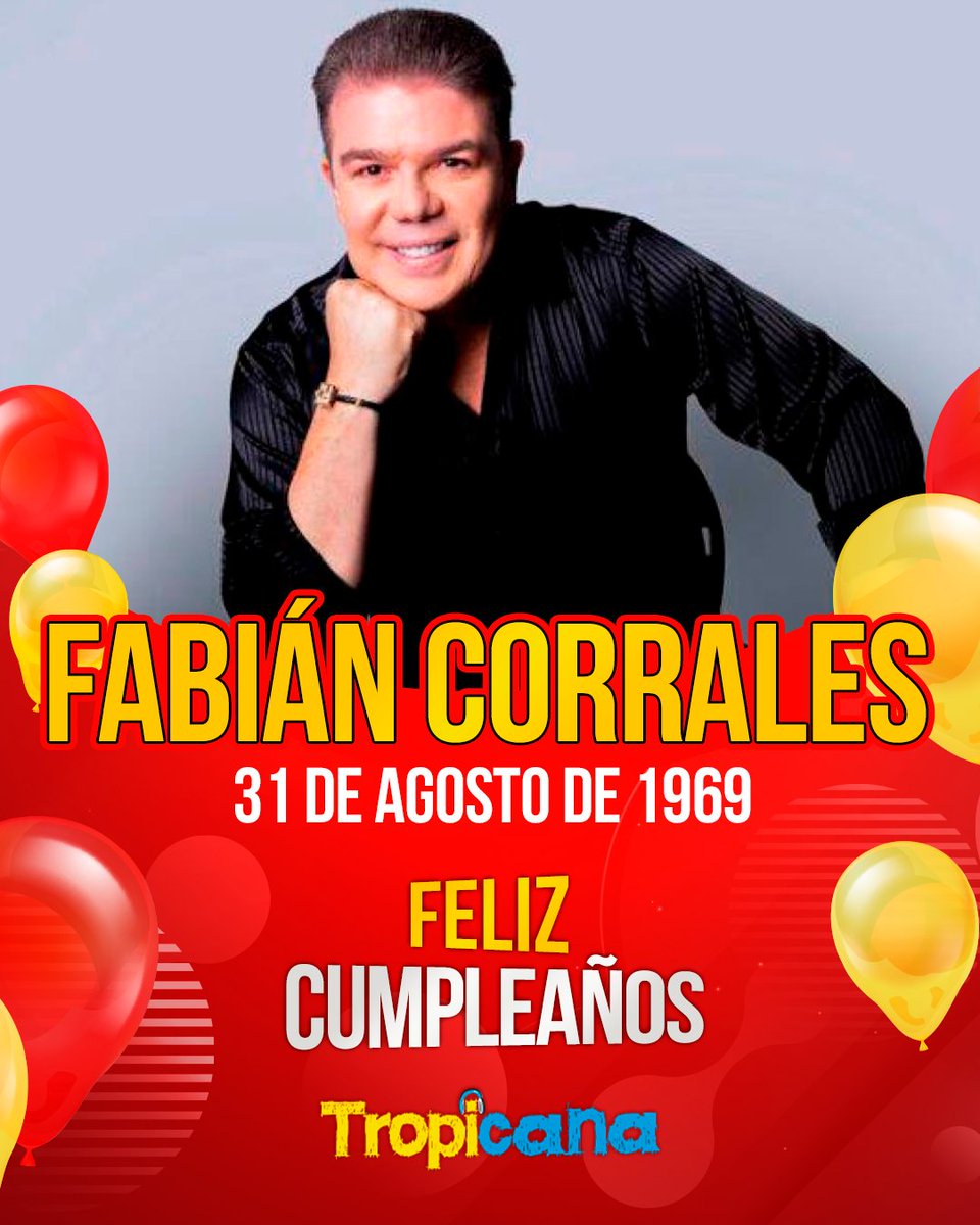 Tropicana Colombia (@tropibogota) on Twitter photo Fabián Corrales Corrales nació en Urumita, La Guajira, el 31 de agosto de 1969; es un cantante, compositor, músico y odontólogo colombiano. Sus composiciones de vallenato han sido grabadas por destacados artistas del género
#FabianCorrales <a href="/fabiancorralesc/">fabian corrales c</a> Fabián Corrales Corrales nació en Urumita, La Guajira, el 31 de agosto de 1969; es un cantante, compositor, músico y odontólogo colombiano. Sus composiciones de vallenato han sido grabadas por destacados artistas del género
#FabianCorrales <a href="/fabiancorralesc/">fabian corrales c</a>