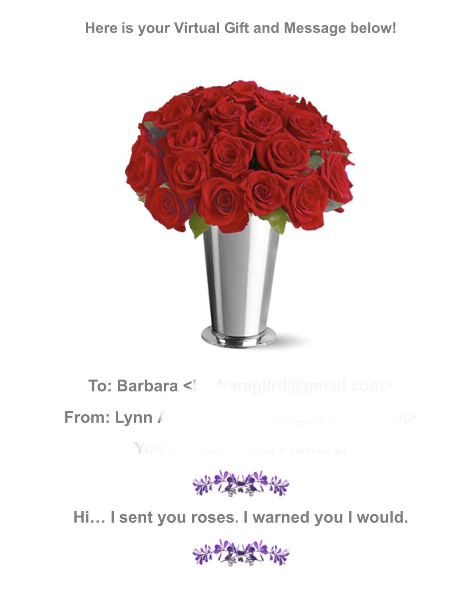 Fancyreba1's tweet image. Hey @BGaillard …

I sent you roses. I warned you I would…

Pass it on to someone else whose day you want to brighten and ask them to stream TYLM-Acoustic! Keep the bouquet growing 🌹💙🌹
#OperationTYLM