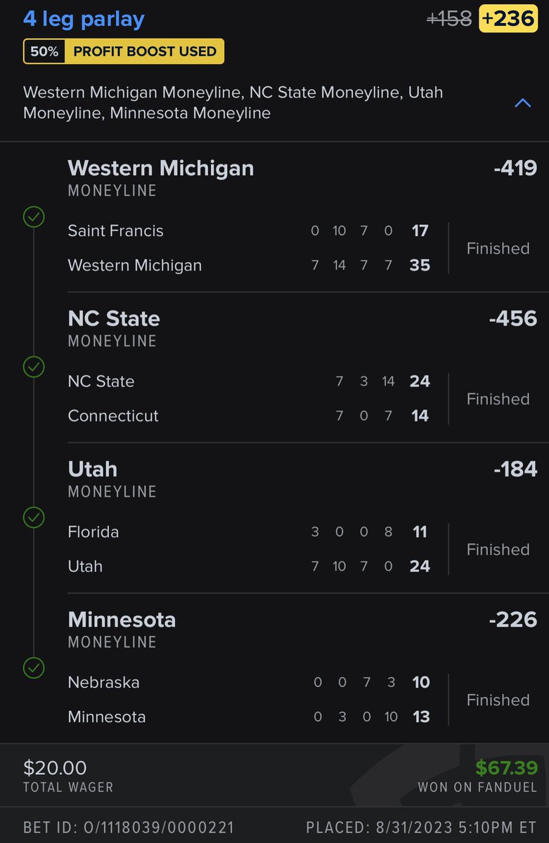 BetSecretSlipz's tweet photo. Dial it in‼️📞
HOW ABOUT THOSE GOPHERS 🤯
✅✅✅✅
#CollegeFootball #FanDuel #BetSmart #SecretSlipz https://t.co/UkvPeQk0WP