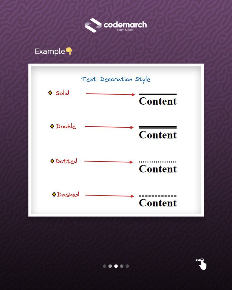 Text Decoration In CSS: https://t.co/bVkg1hreL4 - codemarch | Rattibha