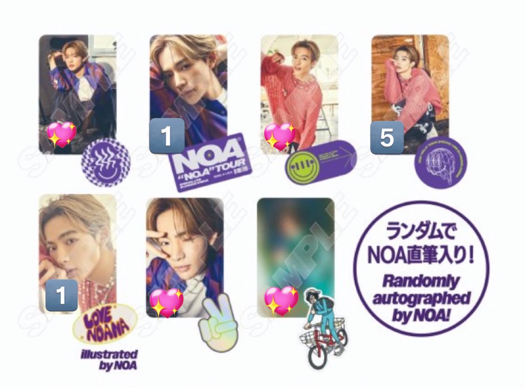 NOA トレカ NOA 1st LIVE トレカセット - メルカリ