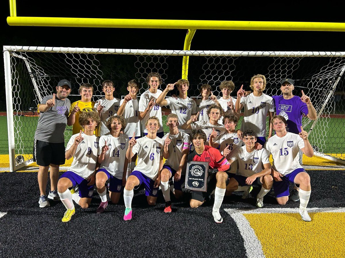 That. Just. Happened. Varsity beats UCITY 5-2 and are the Champions of the Festus Soccer Tournament. Incredibly proud of the relentless effort this team displayed this week. 🙌🏻🏆⚽️