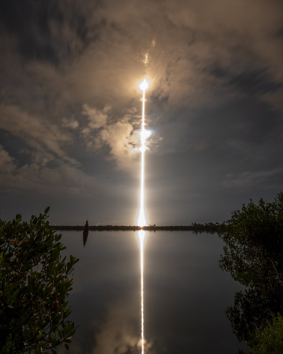 SpaceX's tweet image. Falcon 9 launches 22 @Starlink satellites to orbit from Florida