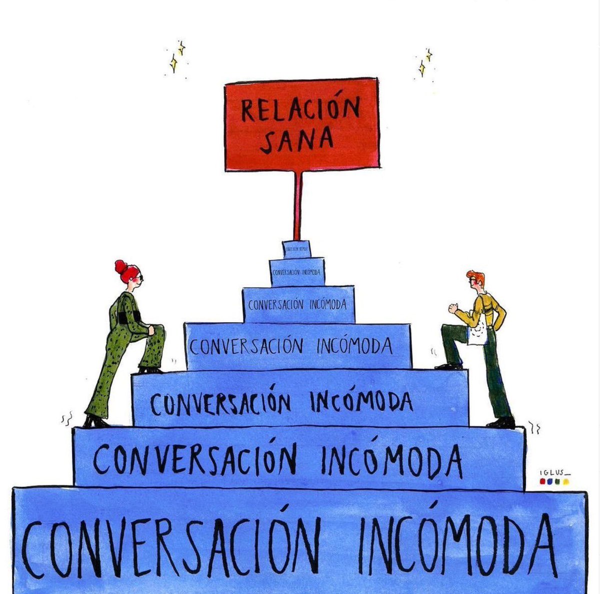 culturainquieta's tweet photo. «Aplicable para la pareja, familia, amigas/os, compañeras y compañeros de trabajo, etc.».

Por la ilustradora e historietista barcelonesa Carmen de la Riva. https://t.co/5mBYHo2pr7