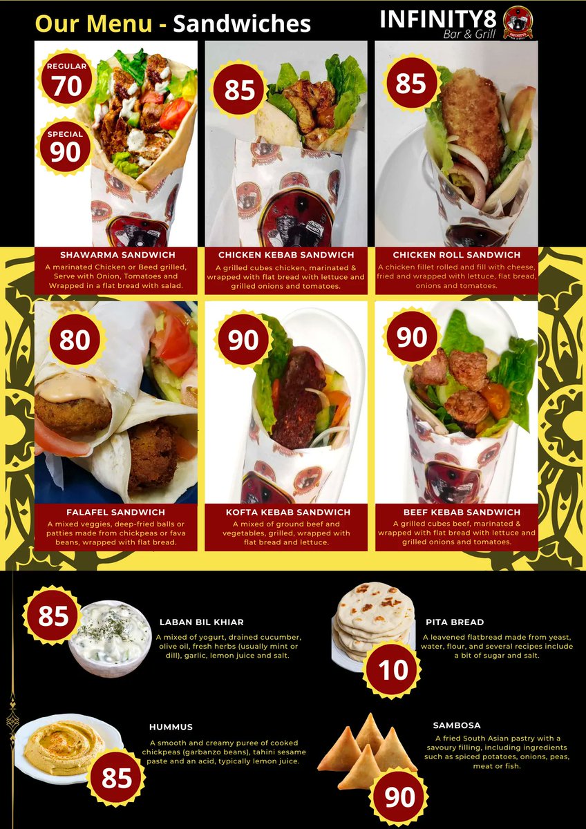 Infinity8_BG's tweet photo. Hello SEPTEMBER!

Eto na ang ating MENU, check nyo na! 
Order na po kayo 😁☺️

#beerlovers #infinity8barandgrill #PulutanLover https://t.co/PXYijjedr1
