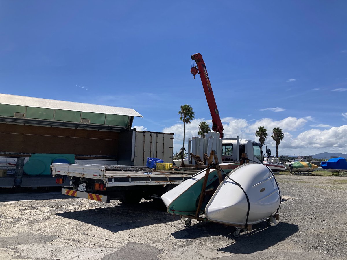 daiichimarine's tweet image. 明日からのインクルーシブセーリング全国交流大会
ハンザレースの為に河芸で積み込み
津ヨットハーバーへ
明日は海上で3マークブイを担当予定です！

#ヨット
#障がい者　
#健常者　
#ハンザ