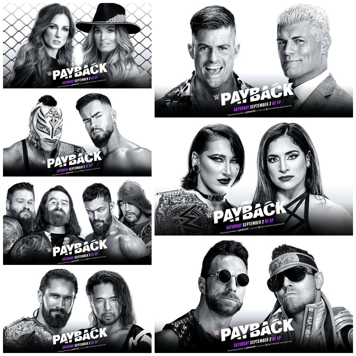 WrestlingNewsCo's tweet photo. 6 matches + The Grayson Waller Effect. Are you excited about WWE Payback? https://t.co/ZJGENTwoRK