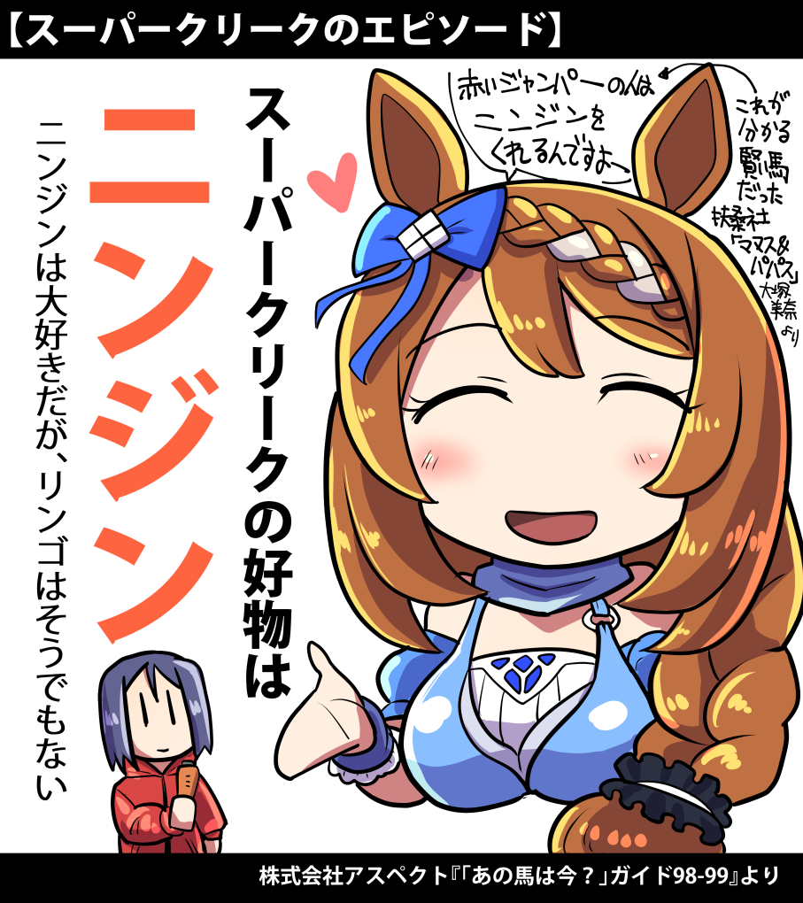 今日の投稿のカツラギエースのイラストで
リンゴ嫌いに驚いている方が
チラホラいらっしゃいますが

リンゴ苦手な馬や
リンゴに興味ない馬は
過去にも取り上げてます 