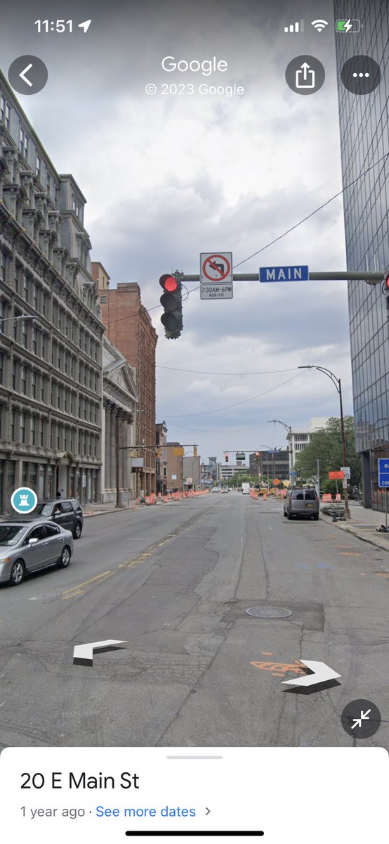 DerrickBehm's tweet photo. @StrongTowns Same intersection today feels like a ghost town, and they’re building new apartment buildings in the middle of farmlands in west Henrietta while their shopping malls and plazas are dying or dead. :( https://t.co/qH4YjDWXV4