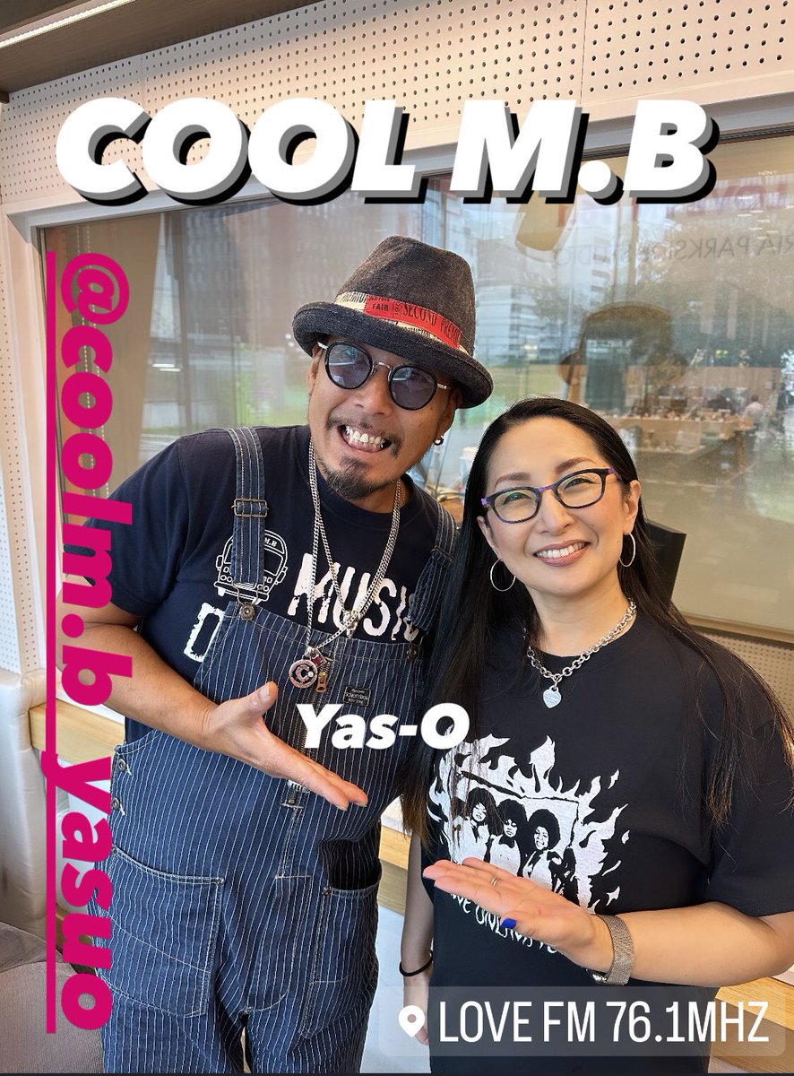 761daytime's tweet photo. 🕧#GoodnessBusiness!
🎙👩🏻@thisissach
.
.
【COOL M.B】
🎤Yas-Oさん
#1 福岡拠点 R&B兄弟デュオ…👂♪
2人ぽっちで活動☺︎☺︎
➖ LIVE➖
🗓️11/10📍#久留米シティプラザ
🆕💿アルバムcoming soon⚡️
🔎https://t.co/xHpWQi0feB
on air】KIZUNA
.
.
📻LOVEFM
▶️https://t.co/wa4xAUIb91 https://t.co/CGKefDiTgx
