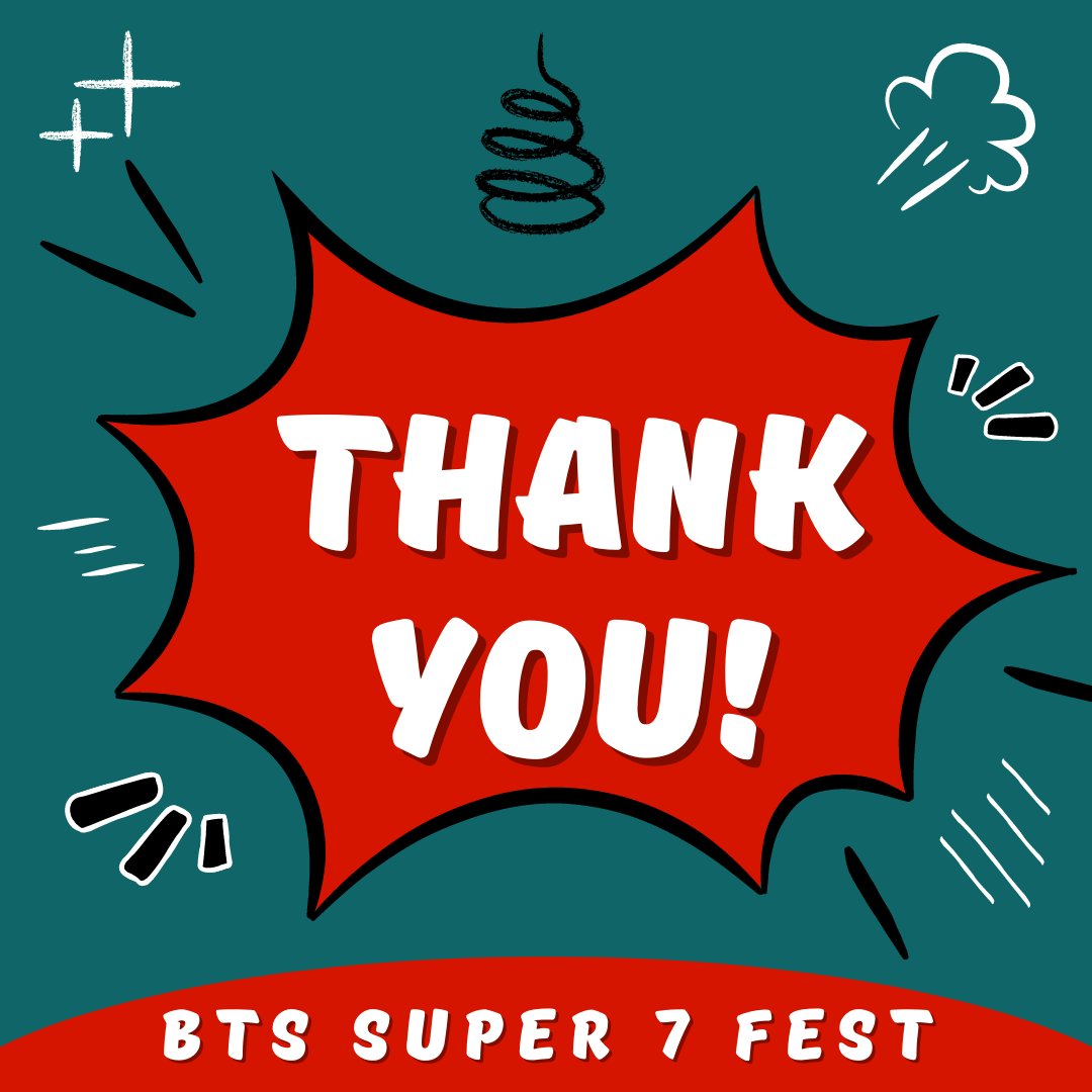 super7fest's tweet photo. And that's a wrap!! 💥

Thanks to all the writers and artists who participated in this project, as well as all the people who interacted and shared. This has been super fun and wouldn't have been possible without all of you.

See you next time, Supers! 🦹🦸 https://t.co/pCNUxPZRwe