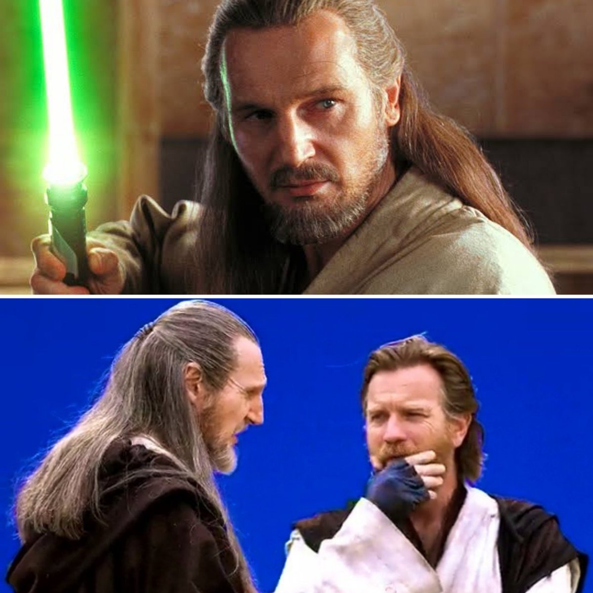 クワイ＝ガン役のリーアム・ニーソンは、近年のスター・ウォーズや